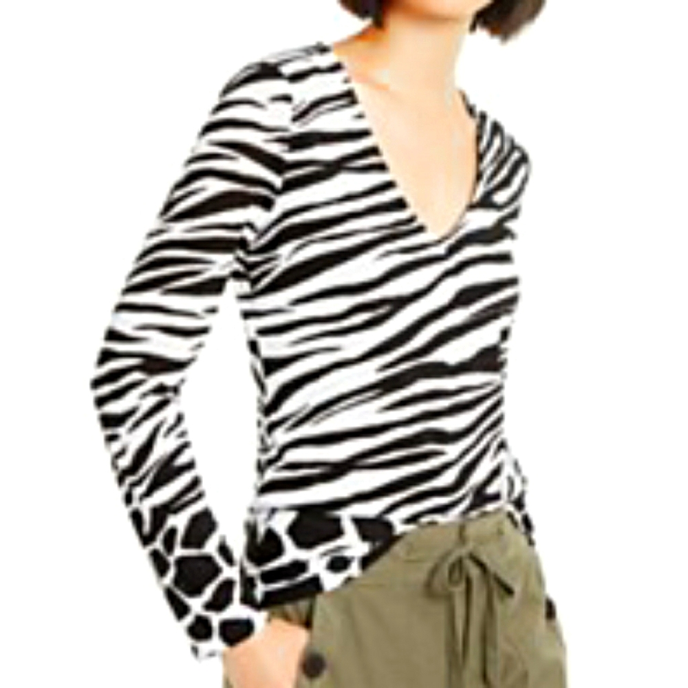 NWOT INC International Concepts V Neck Top